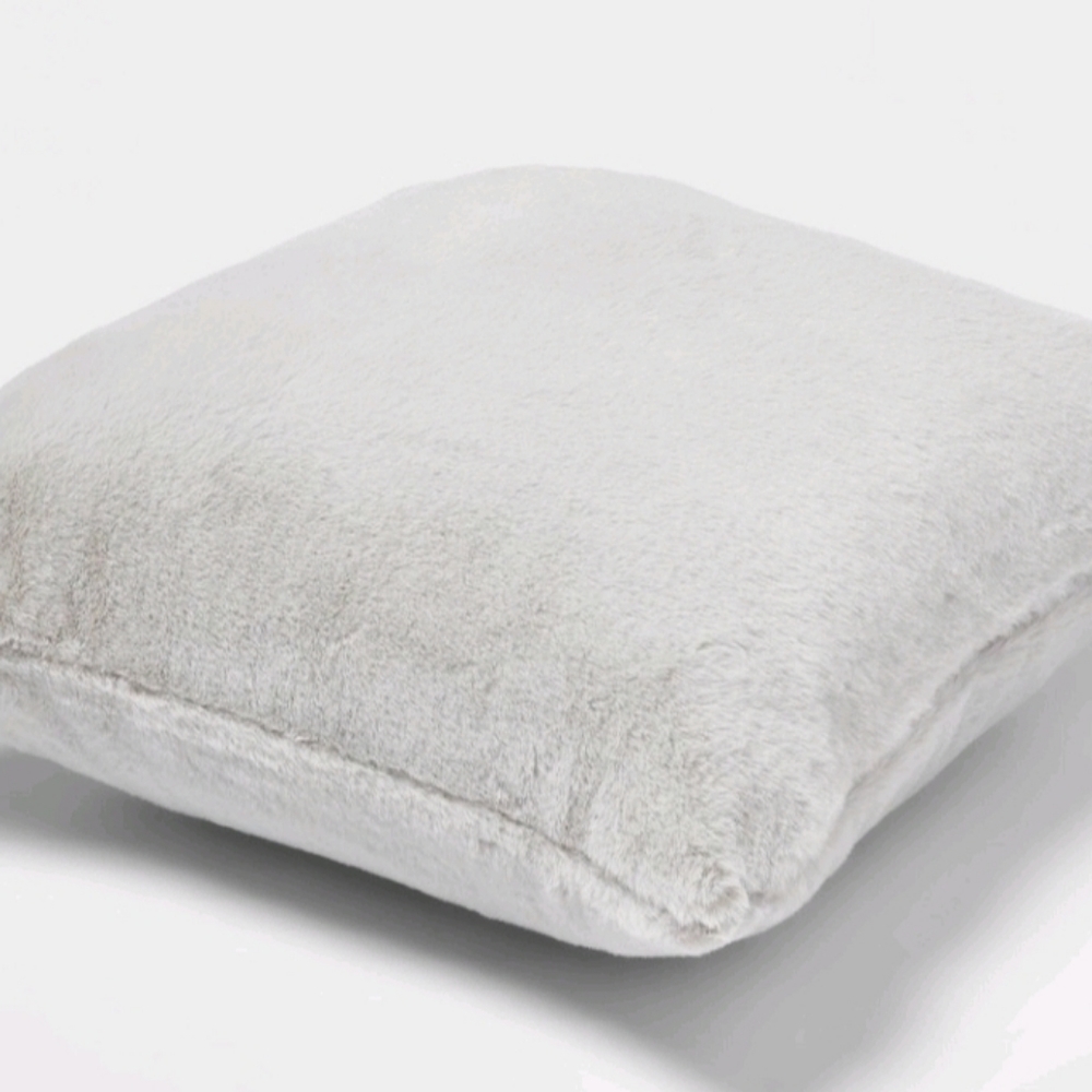 Furry pillows